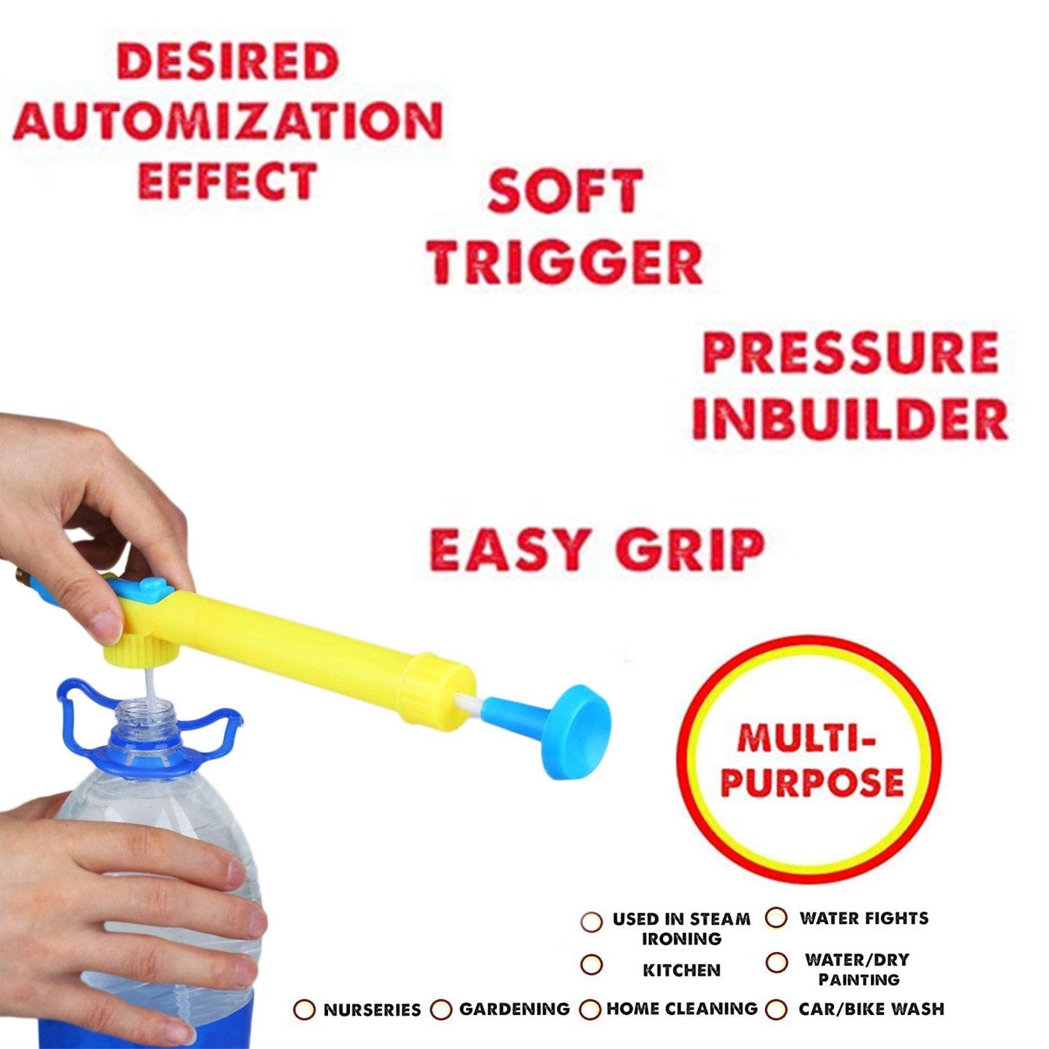 0468 Bottle Sprayer for Plants Garden Pesticide Car Wash with Adjustable Brass Nozzle Sprayer (Handheld Pump) - SkyShopy 0468 Bottle Sprayer for Plants Garden Pesticide Car Wash with Adjustable Brass Nozzle Sprayer (Handheld Pump) - SkyShopy